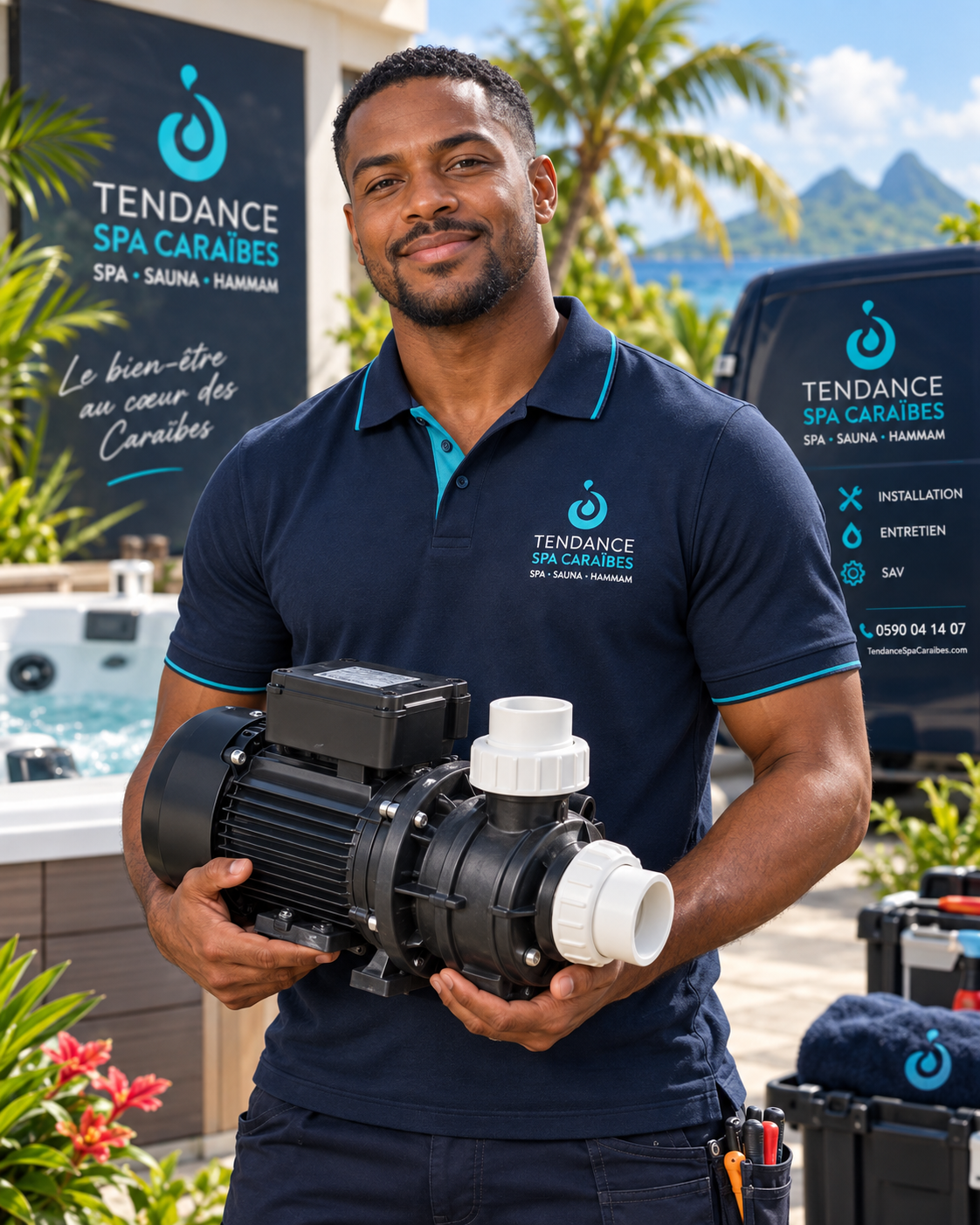 Technicien spa en guadeloupe