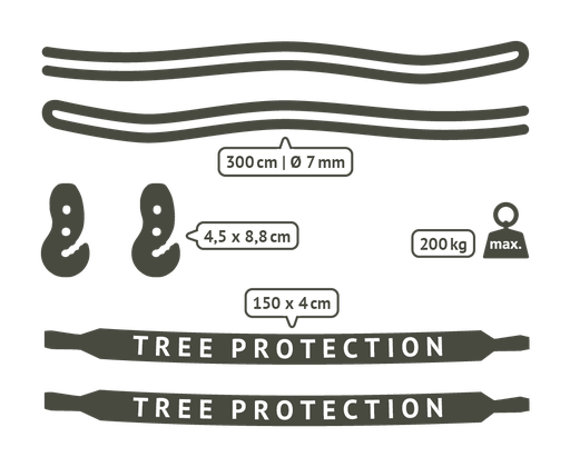 FIXATION POUR HAMACS TREE MOUNT